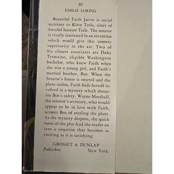 Vintage Romance Novel Across the Years by Emilie Loring  1939 - Picture 3 of 6